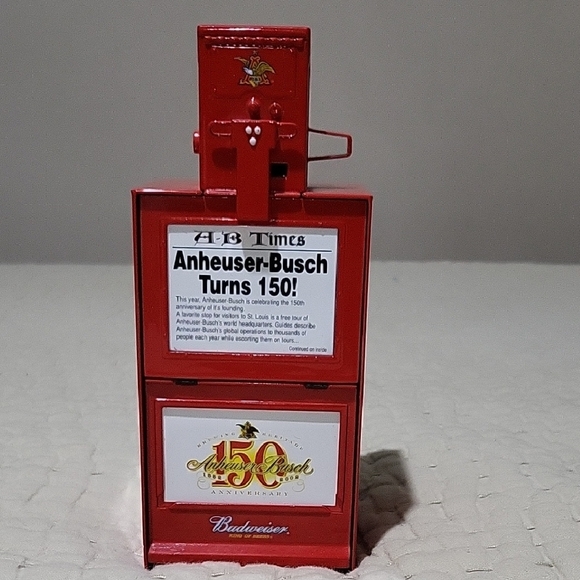 Liberty Classics Anheuser- Bush‎ Budweiser 150th Anniversary Coin Bank - Picture 1 of 11